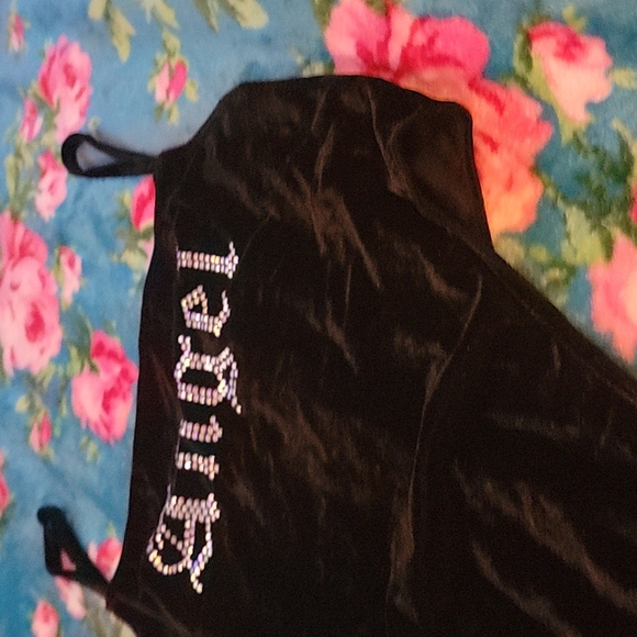 Velvet Rhinstone ANGEL Bodysuit NWT - Picture 5 of 9